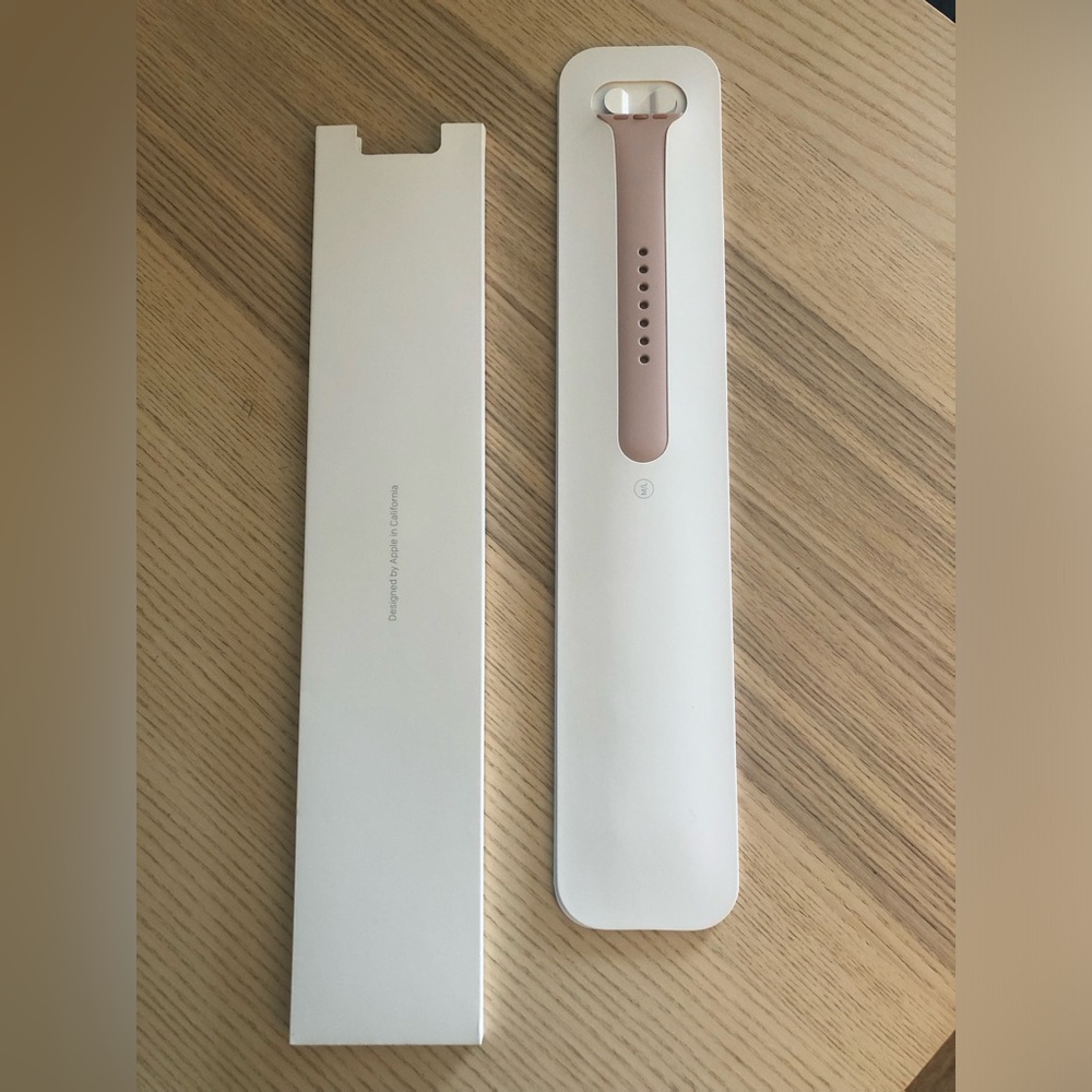 Apple Watch strap pink NWT, size M/L for 44mm watch.